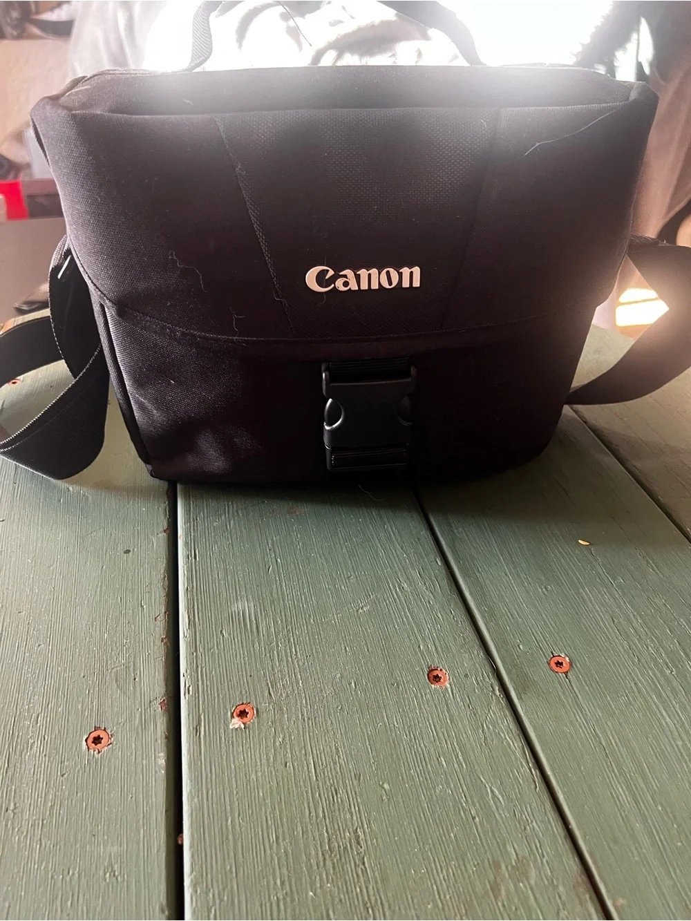 Canon DSLR Camera with Black 18-55mm Kit Lens and Black Telephoto Lens